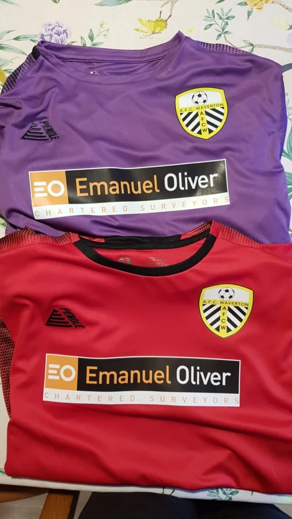 Emmanuel Oliver sponsors AFC Waverton